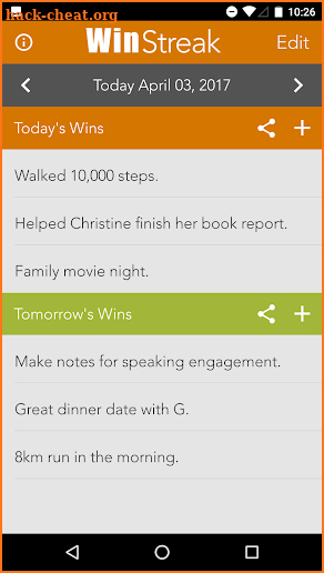 WinStreak® - Strategic Coach® screenshot