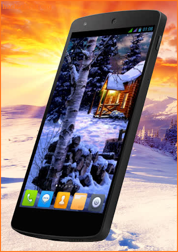 Winter Holiday Live Wallpaper screenshot