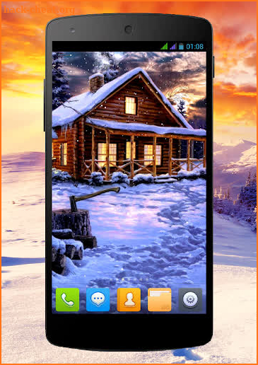 Winter Holiday Live Wallpaper screenshot