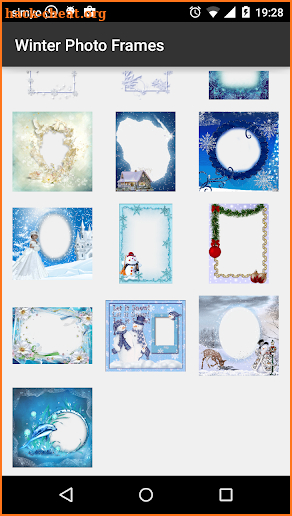 Winter Photo Frames screenshot