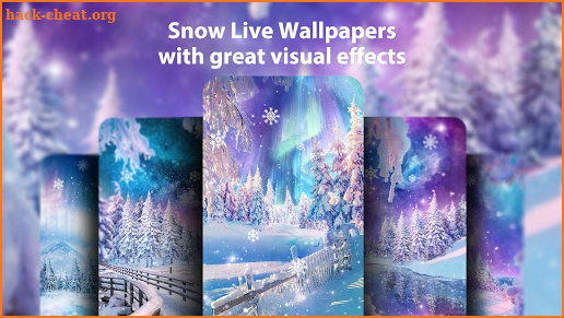 Winter Snow Live Wallpaper & Launcher Themes screenshot