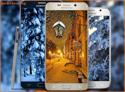 Winter Snowfall live wallpaper 2018 3D screenshot