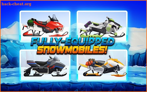 Winter Sports Game: Risky Road Snowmobile Race screenshot