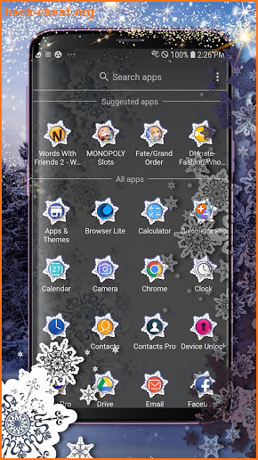 Winter Themed Launcher - Wallpapers and Icons screenshot