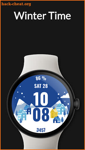 Winter Time Watch Face screenshot