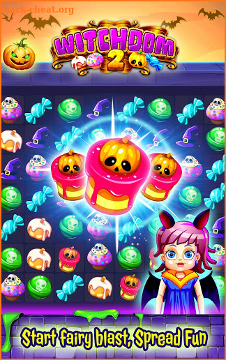 Witchdom 2 – Halloween game Match 3 Puzzle screenshot