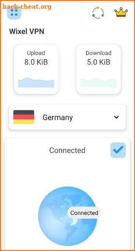 Wixel VPN screenshot