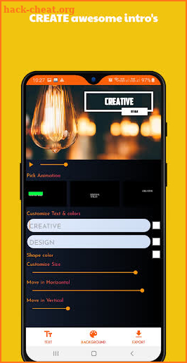 Wizard - Intro maker and text animator screenshot