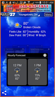 WKBN Weather screenshot