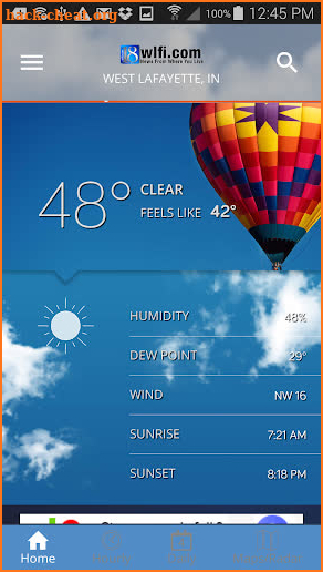 WLFI Weather screenshot