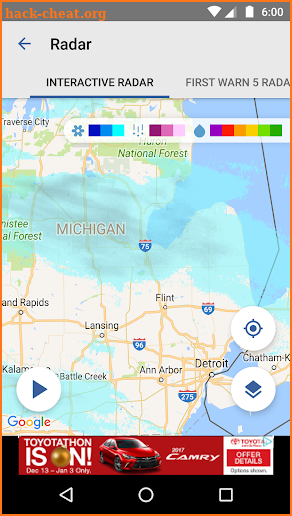 WNEM TV5 Weather screenshot