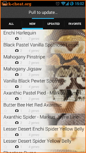 WOB Morphlist screenshot