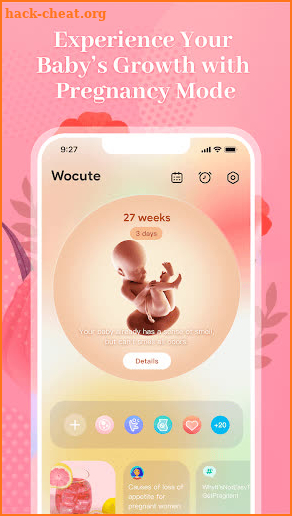 Wocute - Period Calendar screenshot