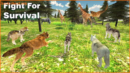 Wolf Family Simulator : RPG Wolf Attack screenshot