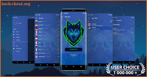 Wolf Vpn x Free Unlimited Vpn Proxy Servers screenshot