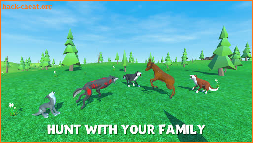 🐺 Wolf vs 🐯 Tiger Simulator: Wild Animals 3D screenshot