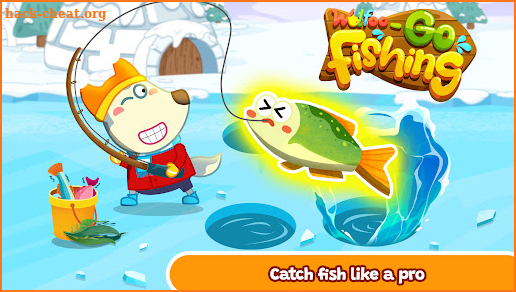 Wolfoo Baby Fishing For Kids screenshot