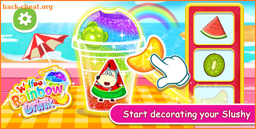 Wolfoo Make Rainbow Drink screenshot