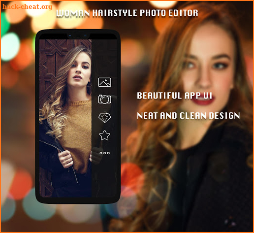 Woman HairStyle Photo Editor screenshot