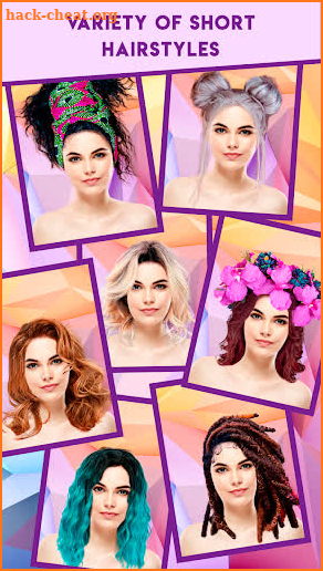 Woman Hairstyle Photo Editor screenshot