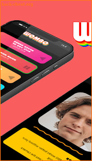 Wombo ai app : make you photo sync wombo Guide screenshot