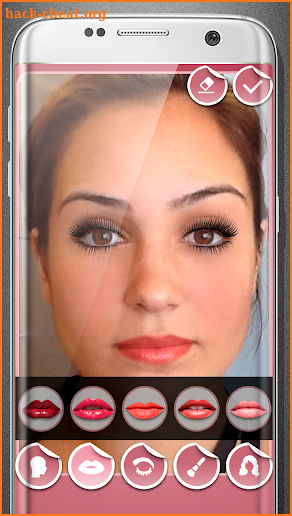 Women make up and hairstyle photo maker screenshot