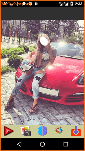 Women Selfie-Car Photo Frames screenshot