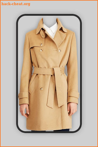 Women Trench Coat Montage Suit Photo Editor screenshot