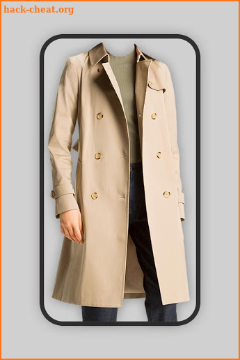 Women Trench Coat Montage Suit Photo Editor screenshot