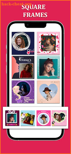 Women's Day Photo Frame Editor screenshot