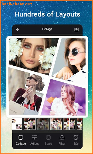 Wonder Collage - Pic Grid Photo Editor screenshot