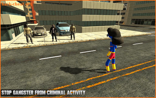 Wonder Stick Girl Rope Hero Gangster Crime screenshot