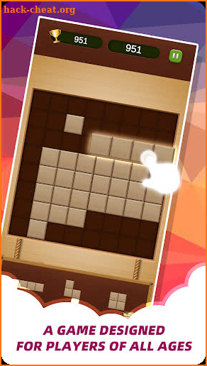 Wood Brick Crush - Classic Puzzle Game screenshot