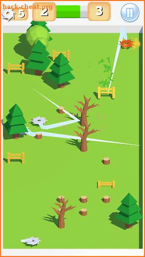 Wood cutting screenshot