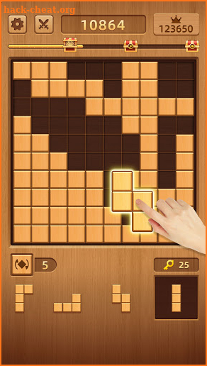 WoodCube: 2021 Free Classic Wood Block Puzzle Game screenshot