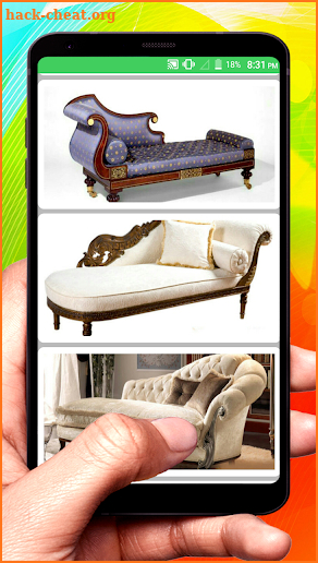 Wooden Sofa Set Design idea screenshot