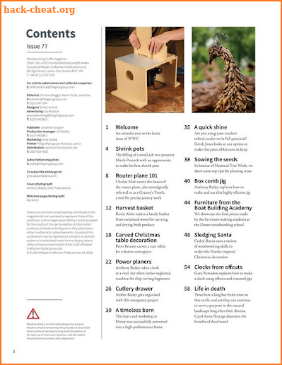 Woodworking Crafts Magazine screenshot