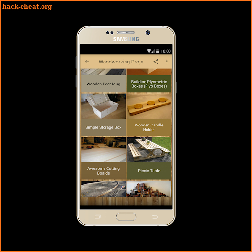 Woodworking Projects For Beginners screenshot