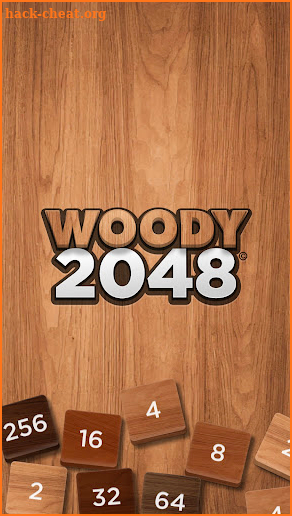 Woody 2048 screenshot