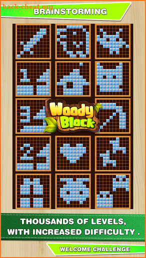 Woody Block : Level Master - Brain Test Game screenshot