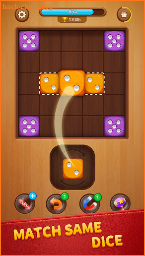 Woody Dice - Merge Puzzle screenshot