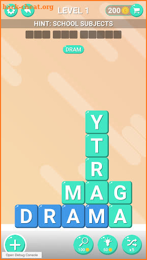 Word block screenshot