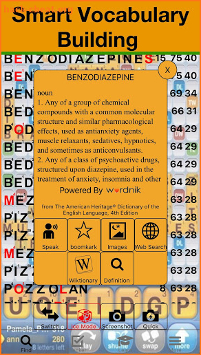 Word Cheat for WWF Scrabble Wordfeud Help Find screenshot