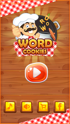 Word chef Cookies : puzzle game screenshot