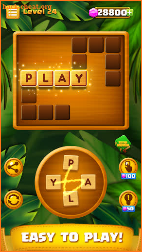 Word Cross Jungle : Legend Crossy Puzzle screenshot