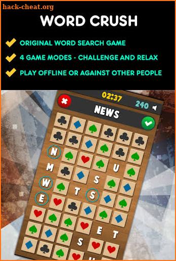 Word Crush Puzzle - Free screenshot