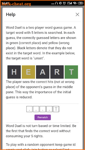 Word Duel screenshot