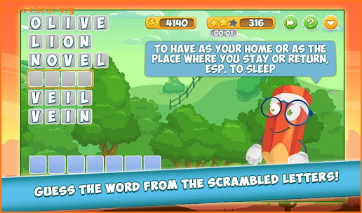 Word Foundry - Guess the Clues - Vocabulary Game screenshot