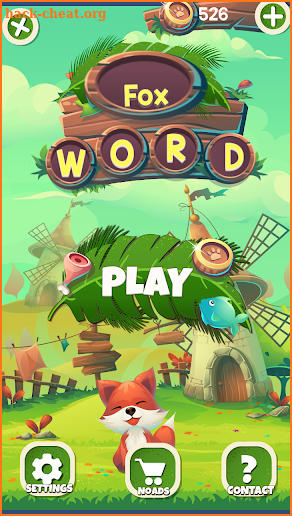 Word fox - A crossword puzzle screenshot