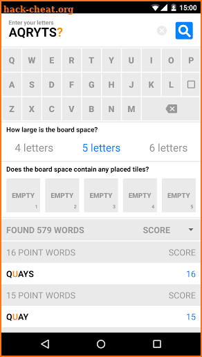 Word Helper for Scrabble screenshot